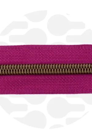 Zipper Zoo – Nylon rits amaranth magenta – 1 meter Fabrieksprijs