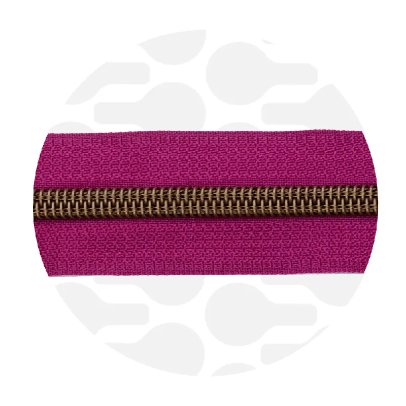 Zipper Zoo – Nylon rits amaranth magenta – 1 meter Fabrieksprijs