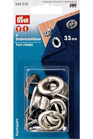 Prym Tourniquets - 33 MM - Zilver Koop Vandaag