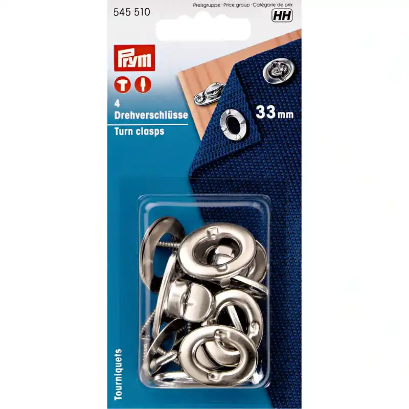 Prym Tourniquets - 33 MM - Zilver Koop Vandaag