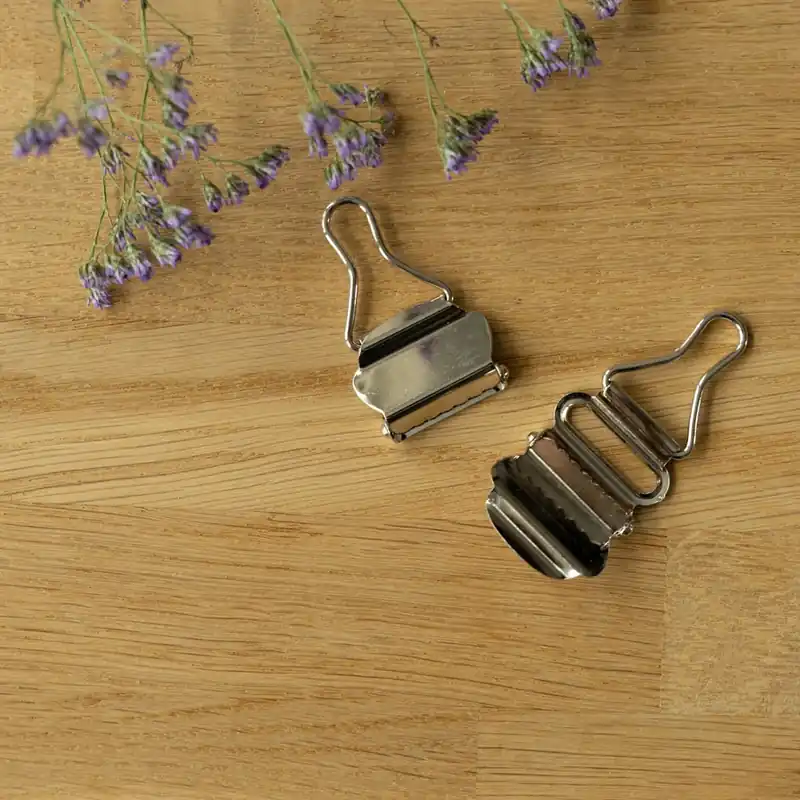 Tuinbroek gesp 25mm zilver (set van 2) Korting