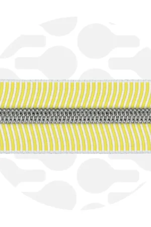 Zipper Zoo – Nylon rits strepen sunny – 1 meter Flitsaanbieding