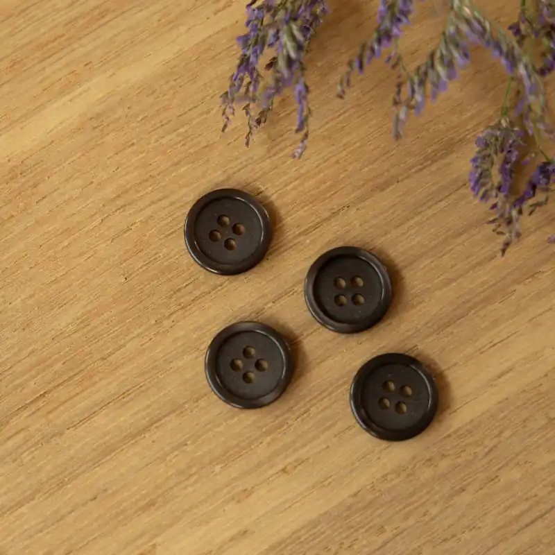 Actieprijs Knoop brons\\/donkergrijs 14mm