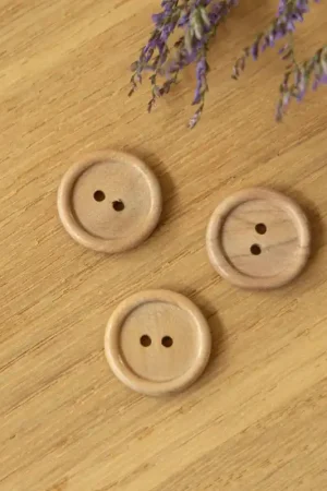 Beste Prijs Houtlook knoop rand 20mm