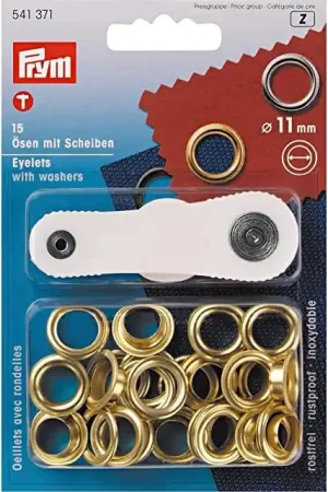 Aanbieding Prym Nestelringen - 11 MM - Goud