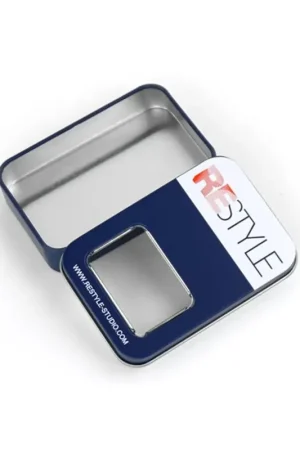 ReStyle 015.17007 tinnen opbergboxen met venster 91 x 63 x 18 mm Weekendaanbieding