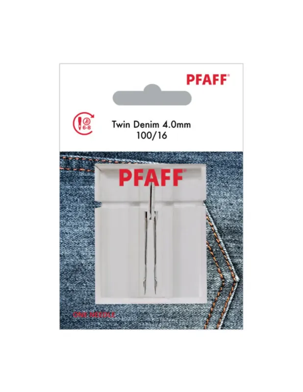 Pfaff Tweelingnaald Denim / 100 / 4 mm (1 stuk) Naalden Favoriet