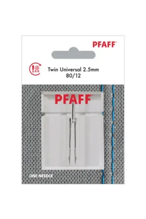 Pfaff Tweelingnaald Universal / 80 / 2.5mm (1 stuk) Naalden Gratis Retour