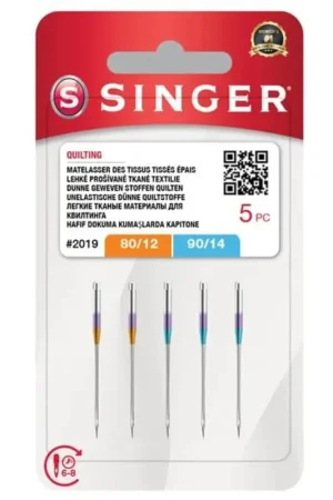 Premium Singer Quilting 2019 MIX 80 / 90 (5 stuks) Naalden