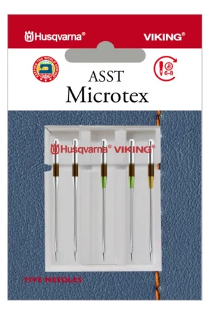 Alleen Vandaag Husqvarna-Viking Microtex MIX 60 / 70 / 80 (5 stuks) Naalden