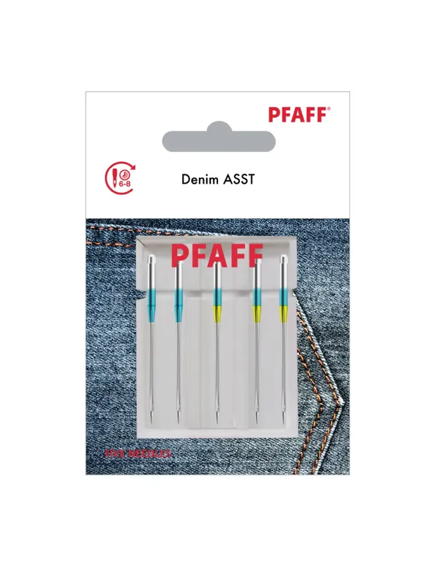 Pfaff Denim MIX 90 / 110 (5 stuks) Naalden Hoge Kwaliteit