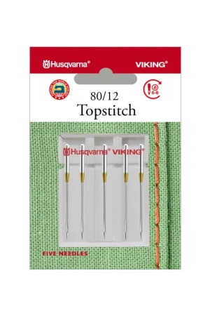 Tijdelijk Beschikbaar Husqvarna-Viking Topstitch 80 (5 stuks) Naalden