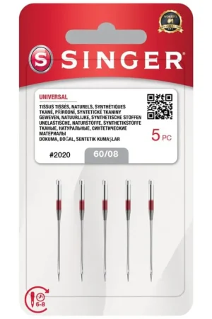 Singer Universal 2020 60 (5 stuks) Naalden Tijdelijk Beschikbaar