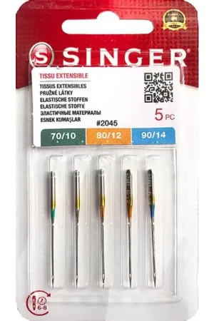 Gereduceerde Prijs Singer Stretch 2045 MIX 70/80/90 Naalden