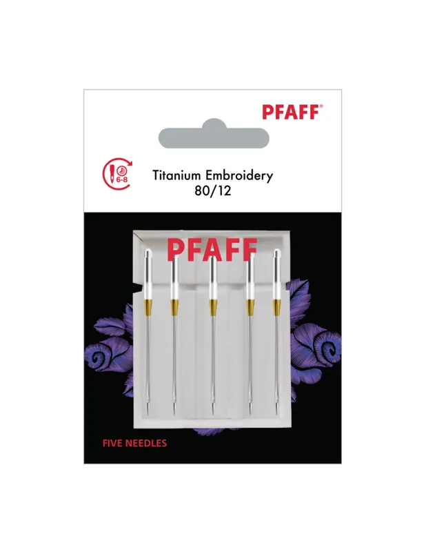 Merkproduct Pfaff Borduren / Titanium 80 (5 stuks) Naalden