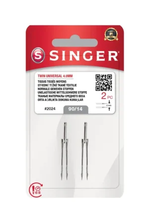 Voordeelprijs Singer Twin 2024 / 90 / 4mm (2 stuks) Naalden