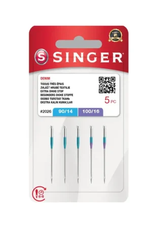 Beste Prijs Singer Denim 2026 90/100 (5 stuks) Naalden