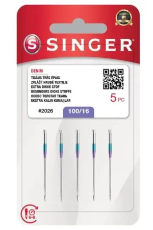Snelle Levering Singer denim naalden dikte 100 2026