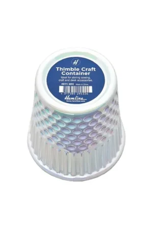 Actieprijs Hemline 4911 Vingerhoed 12,5 x 12 cm - wit parelmoer