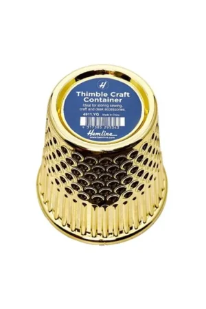 Hemline 4911 Vingerhoed 12,5 x 12cm - goud Alleen Vandaag