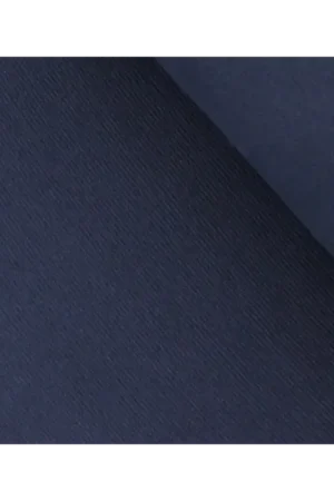 merkloos Boordstof katoen 38cm breed donker blauw Koopje