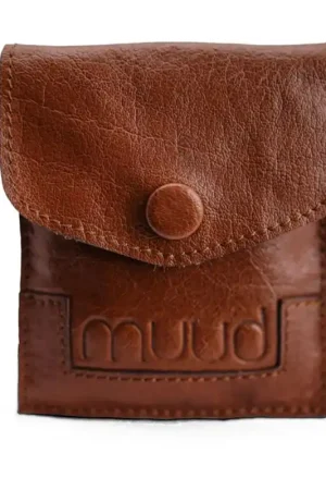 Goedkoop MUUD Bergen. Handgemaakt leren etuit voor handwerkaccessoires 9.5x8cm