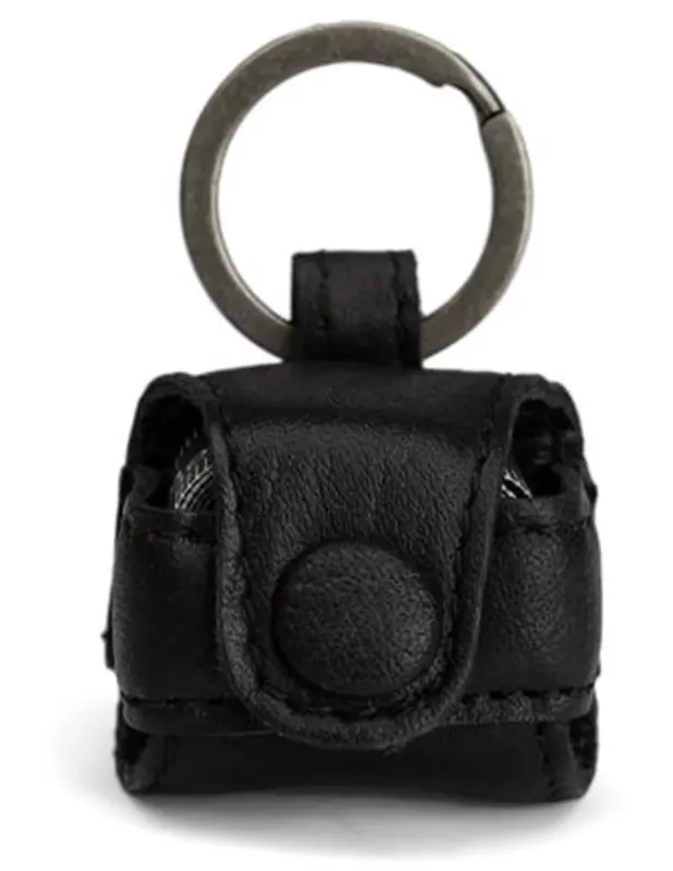 Beste Prijs MUUD Malmö. Handgemaakt leren etui voor meetlint 3x4x2.3cm