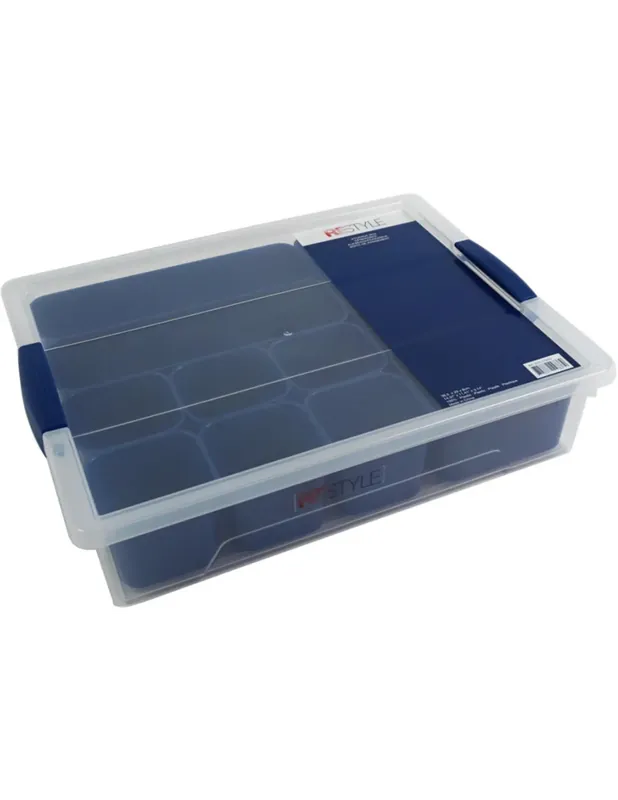 Finale Uitverkoop Restyle 015.17010 Opbergbox 36,5x29x8cm met 11 stuks opbergruimte binnenin