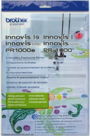Uitverkoop Brother Borduurpositiestickervellen
