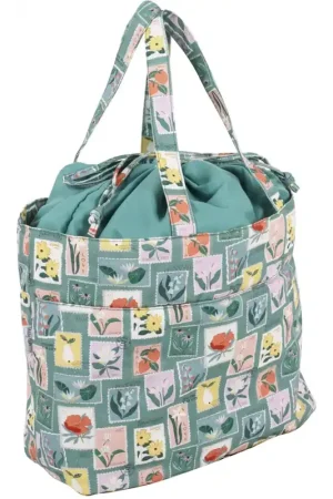 Beperkt Aanbod Hobby Gift Craft Bag (L): Trekkoord: Geborduurde stempels