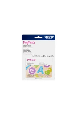 Brother Pigpong Letter colletion Direct Beschikbaar