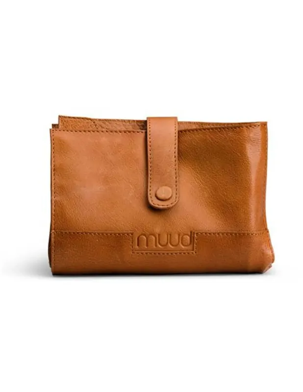 Bestseller MUUD Billie Etui. Handgemaakt leren handwerketui C19x13cm - O27.5x38cm