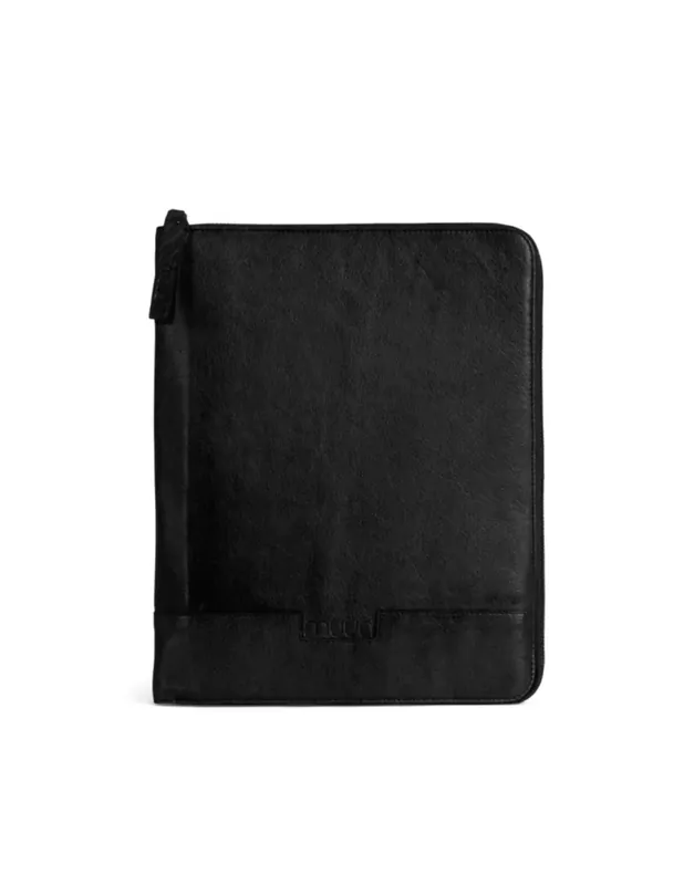 Tijdelijk Beschikbaar MUUD Göteborg. Handgemaakt leren etuit voor breinaalden 32x26cm