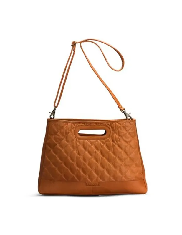 Direct Verzonden MUUD Darcia handgemaakt leren boodschappentas