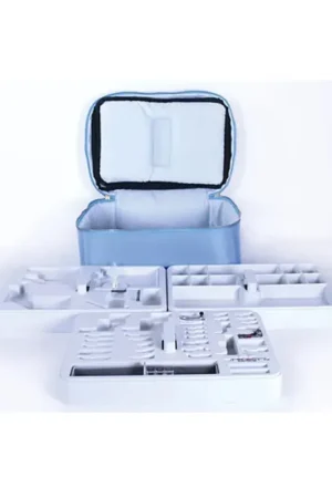 Bestel Nu Janome Accessoire koffer met inlegbakjes blauw