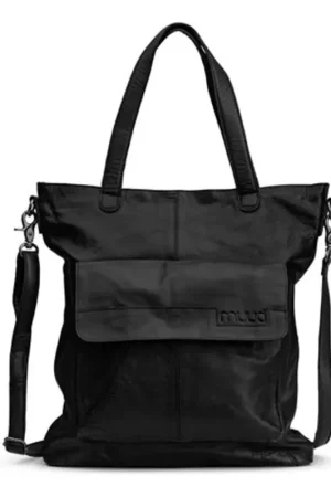 Exclusieve Aanbieding MUUD Arendal. Handgemaakt leren tas voor handwerkprojecten 35x34cm