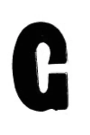 Beperkte Voorraad Applicatie Flockletter 3.5cm