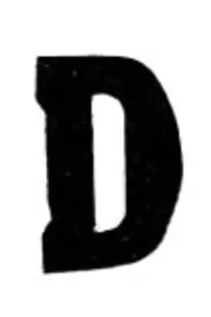 Applicatie Flockletter 3.5cm Snelle Levering