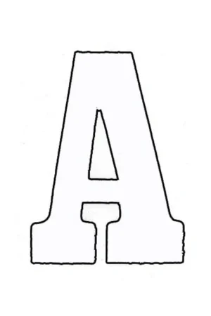 Applicatie Flockletter 3.5cm Favoriet