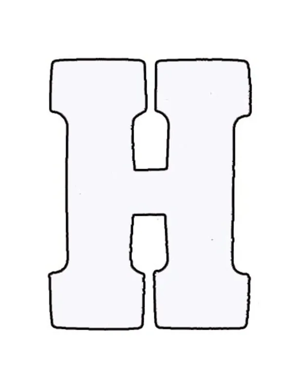 Applicatie Flockletter 3.5cm Superprijs