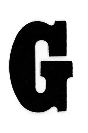 Applicatie Flockletter 6cm Op = Op