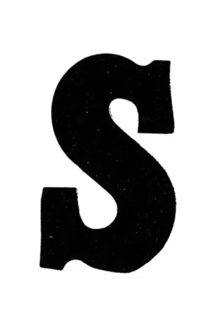 Applicatie Flockletter 6cm Speciale Aanbieding