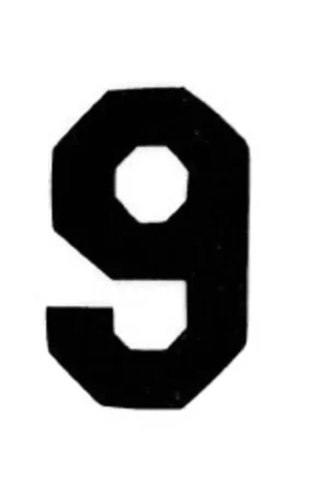 Applicatie Flockcijfers 6cm Koopje