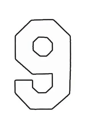 Applicatie Flockcijfers 6cm Rechtstreeks Van De Fabrikant