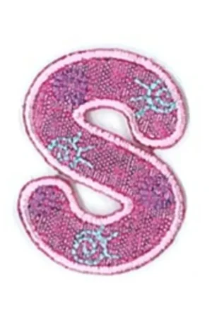 Beperkte Voorraad Alfabet A-Z rose 749 3 cm