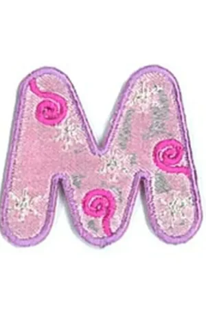 Alfabet A-Z rose 749 3 cm Beperkt Aanbod