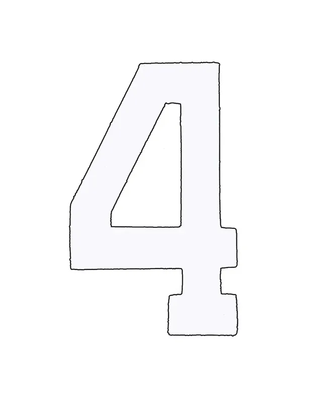 Applicatie Flockcijfer 10cm Flitsaanbieding