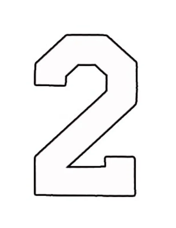 Applicatie Flockcijfer 10cm Koopje