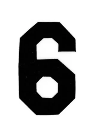 Applicatie Flockcijfer 10cm Gratis Retour