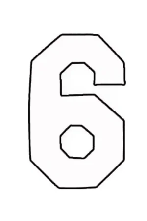 Alleen Vandaag Applicatie Flockcijfer 10cm